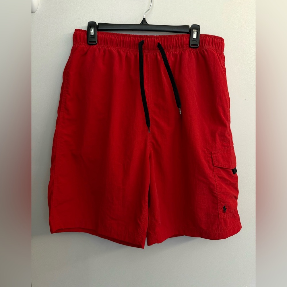 Polo Ralph Lauren Lightweight Swim Shorts Red Men’s Size L Classiccore Preppy